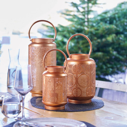 St Helens Luxform 24 LED Golden Snowflakes Lantern - Size: 1.6 x 1.6 x 3.3cm - Wilko - thumbnail 4