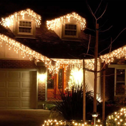 Best Artificial 10m Warm White Multi Function Mains Powered Icicle Light - Size: 50 x 5 x 1000cm - Wilko - thumbnail 1