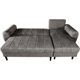 DS Living Sienna 3 Seater Grey Fabric Left Hand Chaise Sofa Bed - Wilko - thumbnail 5