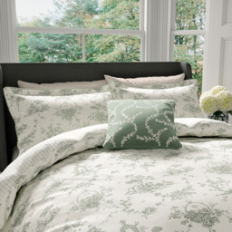 V&A Garden of Love Single Green Duvet Set - Wilko - thumbnail 5