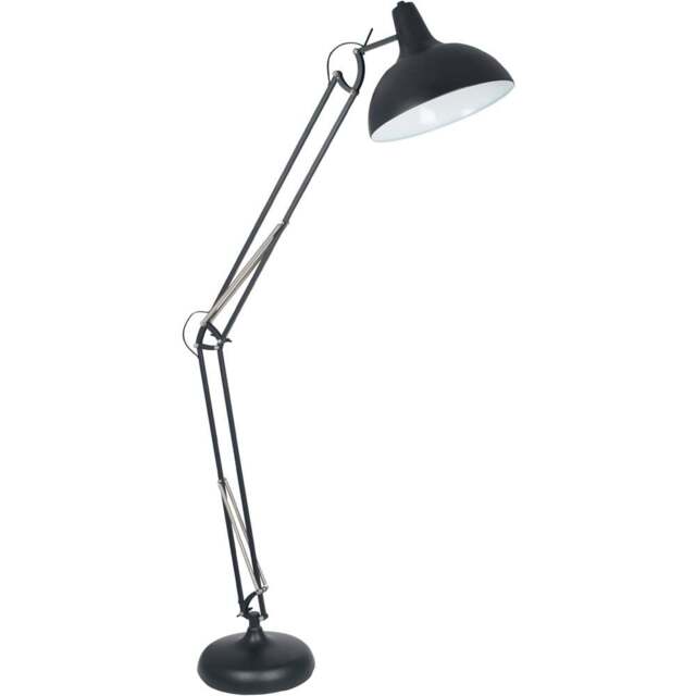 Pacific Lifestyle Alonzo Matt Black Metal Floor Lamp - Wilko - image 1