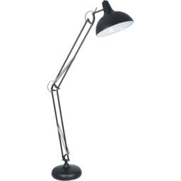 Pacific Lifestyle Alonzo Matt Black Metal Floor Lamp - Wilko - thumbnail 1