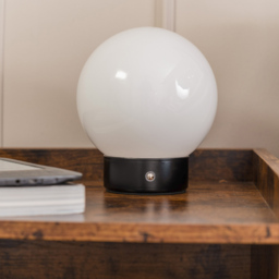 ValueLights Atlas Rechargeable LED Portable Table Lamp - White - Wilko - thumbnail 4