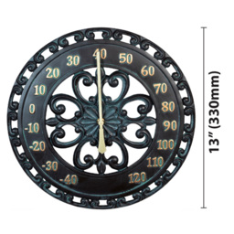 St Helens Garden Wall Thermometer 33cm - Size: 5x33x33cm - Wilko - thumbnail 6