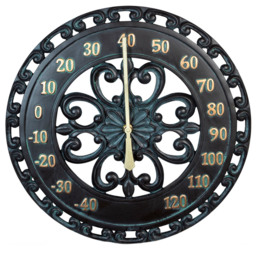 St Helens Garden Wall Thermometer 33cm - Size: 5x33x33cm - Wilko - thumbnail 1