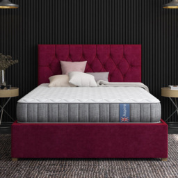 Aspire Small Single Natural Breathable Pocket Sprung Mattress - White - Wilko - thumbnail 3