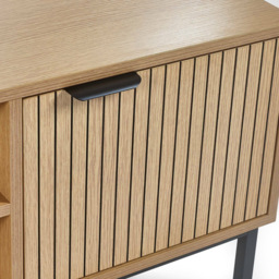 Julian Bowen Sia 2 Door Warm Wood TV Unit - Brown - Wilko - thumbnail 5