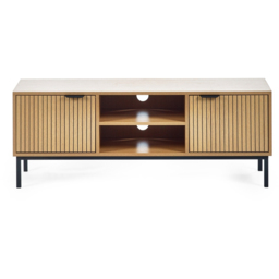 Julian Bowen Sia 2 Door Warm Wood TV Unit - Brown - Wilko - thumbnail 4