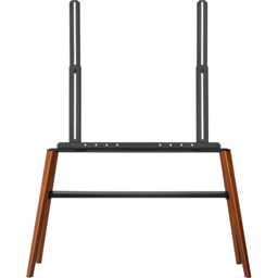 TTAP Roma Single Shelf Dark Wood Easel TV Stand - Size: 125.8 x 99.1 x 37cm - Brown - Wilko - thumbnail 4