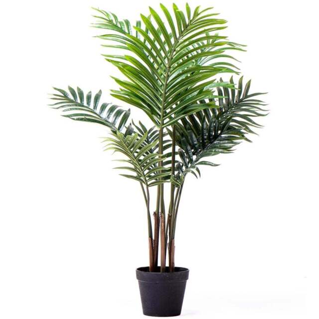 Garden Gear Artificial Palm Tree in Pot 90cm - Size: 90 x 17 x 17cm - Green - Thompson & Morgan - Wilko - image 1