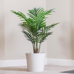 Garden Gear Artificial Palm Tree in Pot 90cm - Size: 90 x 17 x 17cm - Green - Thompson & Morgan - Wilko - thumbnail 3