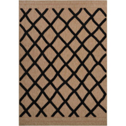 Desire Rugs Harper Black Aztec Rug 120 x 170cm - Wilko - thumbnail 1