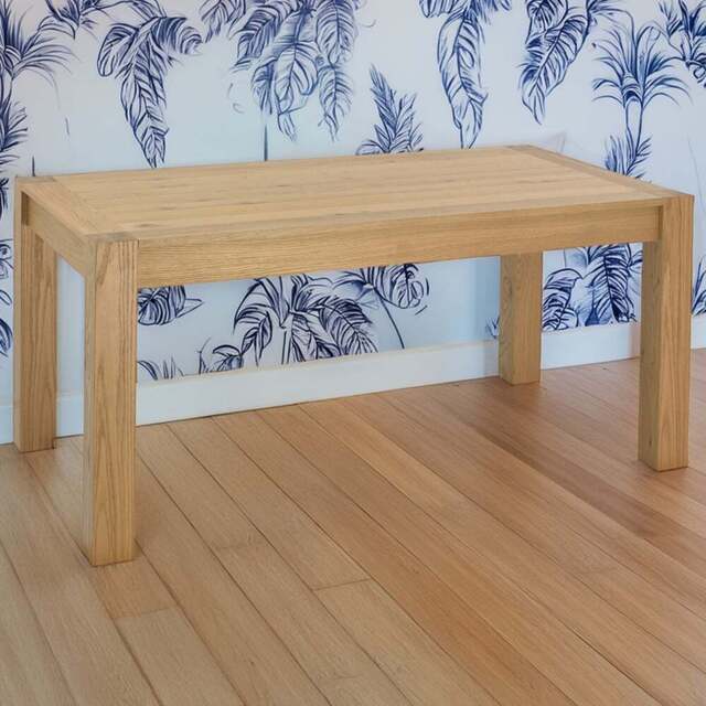 Bentley Designs Turin 6 Seater Light Oak Medium End Extending Table - Brown - Wilko - image 1