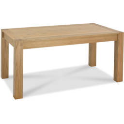 Bentley Designs Turin 6 Seater Light Oak Medium End Extending Table - Brown - Wilko - thumbnail 3