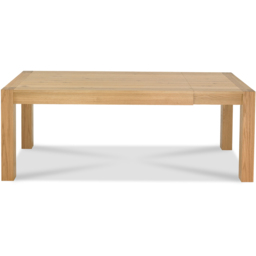 Bentley Designs Turin 6 Seater Light Oak Medium End Extending Table - Brown - Wilko - thumbnail 6