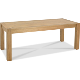 Bentley Designs Turin 6 Seater Light Oak Medium End Extending Table - Brown - Wilko - thumbnail 5