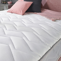 Aspire Single Cool Touch Diamond Memory Foam and Bonnell Spring Hybrid Mattress - White - Aspire Beds - Wilko - thumbnail 6