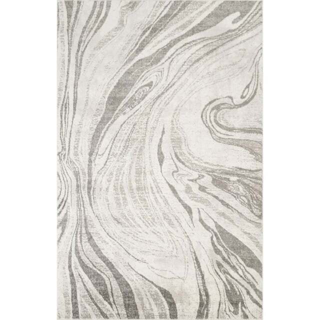 Desire Rugs Mabel Stone Abstract Seamless Design Rug 200 x 290cm - Size: 290 x 200 x 1.3cm - Grey - Wilko - image 1