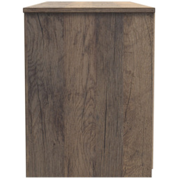 Crowndale Las Vegas 4 Drawer Matt White and Vintage Oak Chest of Drawers Ready Assembled - Wilko - thumbnail 5