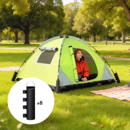 Outsunny 40kg Black Heavy Duty Gazebo Sand Weights Bags 8 Pack - Size: 50 x 20 x 1cm - Wilko - thumbnail 6