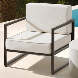 tectake Comosa Brown and Beige Garden Chair - Size: 85 x 74 x 78cm - Wilko - thumbnail 1