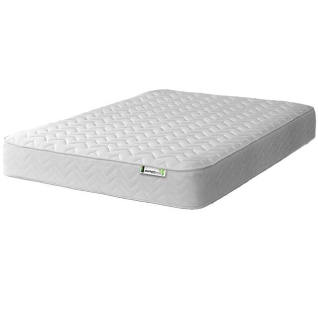 Starlight Beds Double White Zig Zag Hybrid Memory Foam and Spring Mattress - Wilko - image 1