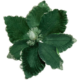 Dark Green Flower ClipDark Green - Amber Charm - Wilko - thumbnail 1