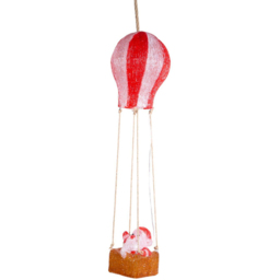 Hot Air Balloon Festive Santa Red - Wilko - thumbnail 3