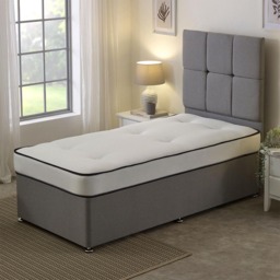 Extreme Comfort Shorty Size Blue and White Tufted Open Coil Spring Mattress - eXtreme comfort ltd - Wilko - thumbnail 3