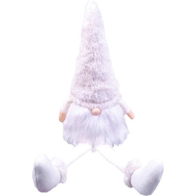 St Helens White Long Legged Sitting Finn Gonk Decoration - Size: 380 x 120 x 120cm - Wilko - image 1
