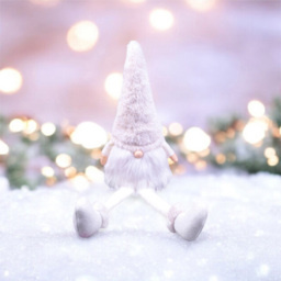 St Helens White Long Legged Sitting Finn Gonk Decoration - Size: 380 x 120 x 120cm - Wilko - thumbnail 3