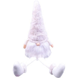 St Helens White Long Legged Sitting Finn Gonk Decoration - Size: 380 x 120 x 120cm - Wilko - thumbnail 1
