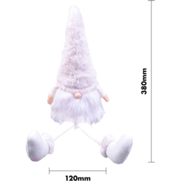 St Helens White Long Legged Sitting Finn Gonk Decoration - Size: 380 x 120 x 120cm - Wilko - thumbnail 6