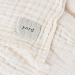 Yard Lark White Large Muslin Cotton Throw 240 x 260cm - Size: 260 x 240cm - Yard Living - Wilko - thumbnail 5