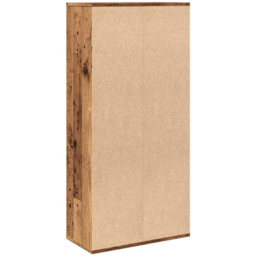 vidaXL 7 Shelf Old Wood Bookcase - Size: 104 x 50 x 25cm - Brown - Wilko - thumbnail 7