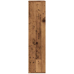 vidaXL 7 Shelf Old Wood Bookcase - Size: 104 x 50 x 25cm - Brown - Wilko - thumbnail 6