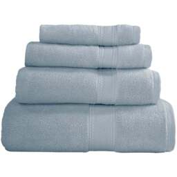 Divante Deluxe Cotton Azure Blue Bath Sheet - Wilko - thumbnail 1