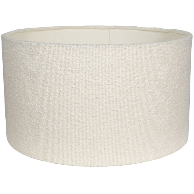 ValueLights Reni Cream Boucle Large Shade - Size: 25 x 45 x 45cm - Wilko - image 1