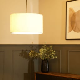 ValueLights Reni Cream Boucle Large Shade - Size: 25 x 45 x 45cm - Wilko - thumbnail 3