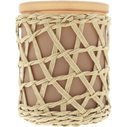 French Connection Bamboo Collection Cedarwood and Citrus Scented Candle - Size: 9.4 x 8.1 x 7cm - n/a - Wilko