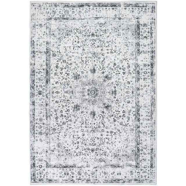 tectake Aliya Washable Rug 230 x 160cm - Size: 0.6 x 160 x 230cm - Grey - Wilko - image 1