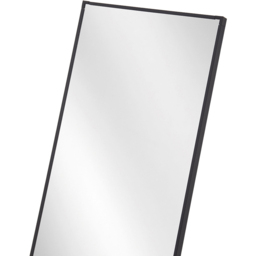 Living and Home Black Slim Full Length Wall Mounted Mirror 120cm - Size: 120 x 30 x 2cm - Cream - Wilko - thumbnail 6