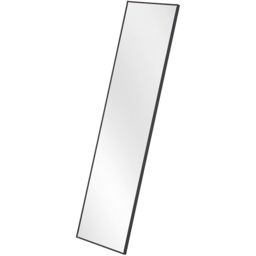 Living and Home Black Slim Full Length Wall Mounted Mirror 120cm - Size: 120 x 30 x 2cm - Cream - Wilko - thumbnail 4