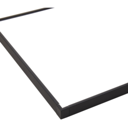 Living and Home Black Slim Full Length Wall Mounted Mirror 120cm - Size: 120 x 30 x 2cm - Cream - Wilko - thumbnail 5