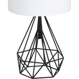 Milagro Triangolo Black Table Lamp 230V - Size: 32 x 32 x 55cm - Wilko - thumbnail 4