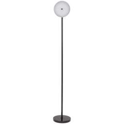 Living and Home Black Dimmable LED Floor Lamp with Remote - Size: 185.5 x 24.7 x 24.7cm - Wilko