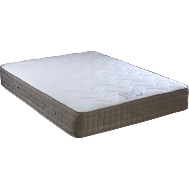 Small Single 2000 Bamboo Pocket Sprung Memory Foam Mattress - Cream - Bedmaster - Wilko - image 1