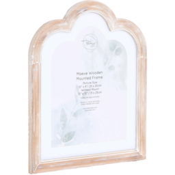 Maeve Wooden Mounted Frame Natural 10 x 8inch - The Port. Co Gallery - Wilko - thumbnail 4