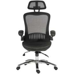 Teknik Office Harmony Mesh Desk Chair Black - Size: 101 x 49 x 50cm - Wilko - thumbnail 3