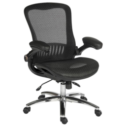 Teknik Office Harmony Mesh Desk Chair Black - Size: 101 x 49 x 50cm - Wilko - thumbnail 4
